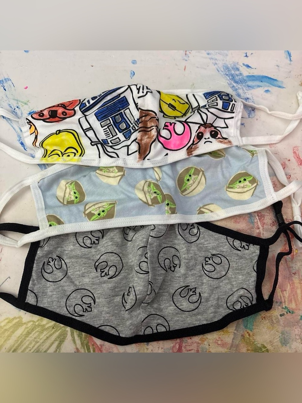 Star Wars Themed Cotton Face Mask Set